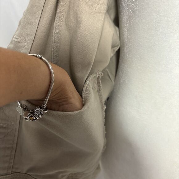 VTG  Womens L Studded Denim Button Up Jacket  Retro Y2K 90’s Fairy - Picture 7 of 11